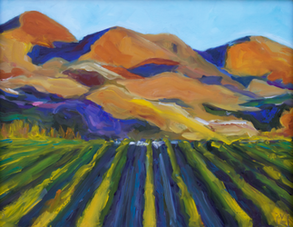 Vineyard • 11 x 14 inches • Oil on Panel • $ 400